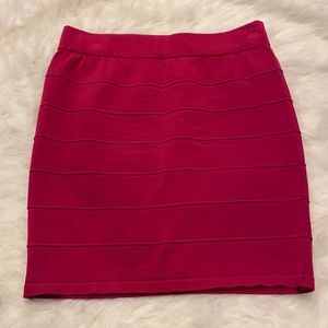 Pink  above the knee skirt